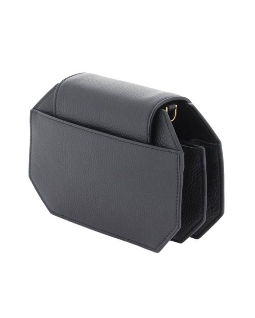 Bally Black Logo-Plaque Leather Minibag