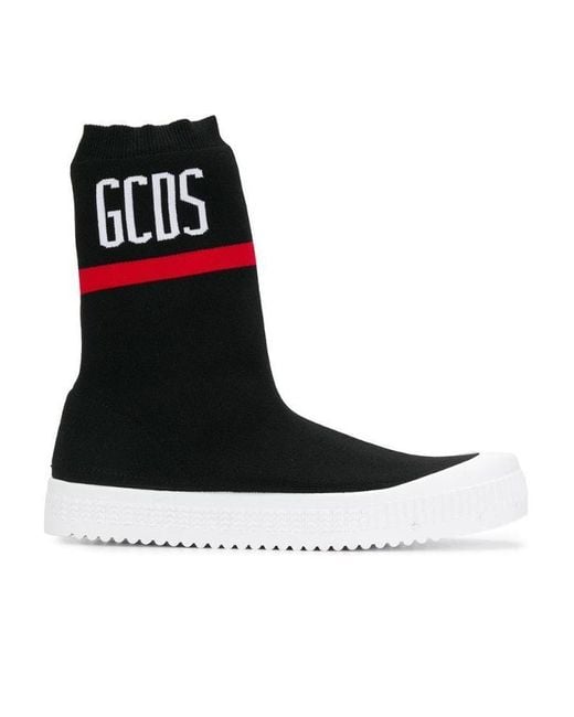 Gcds Black High Top Sneakers for men