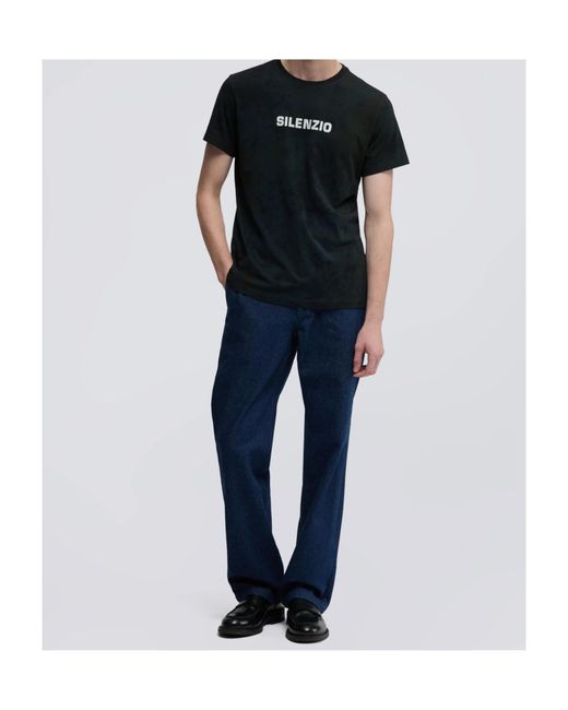 Aspesi Black Silenzio T-Shirt for men