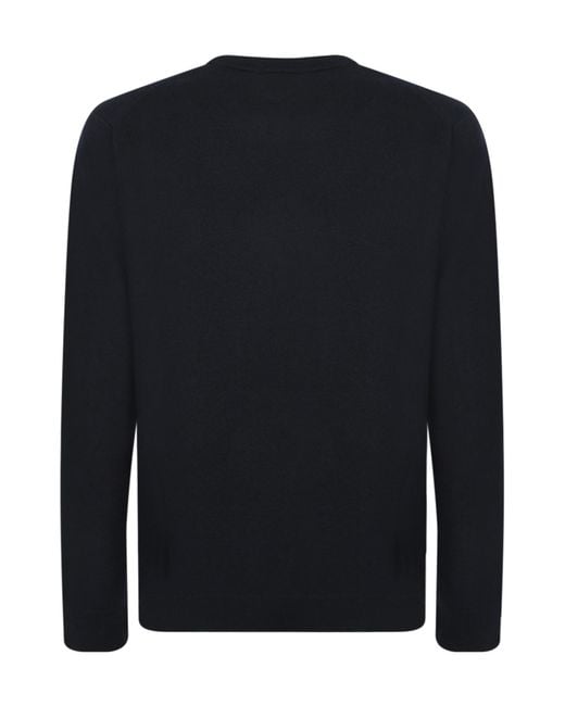 Zanone Blue Crew Neck Knitwear for men
