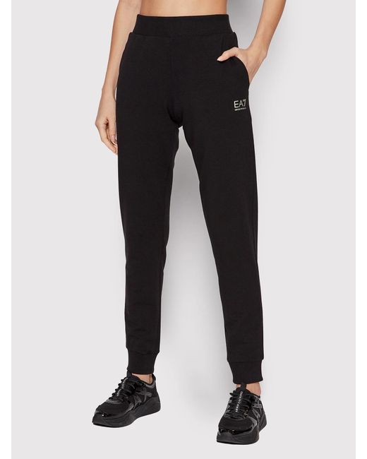 EA7 Red Logo Sweatshirt And Sweatpants Set