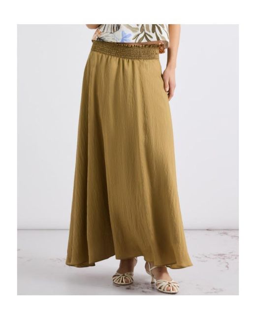 Marella Natural Flared Skirt