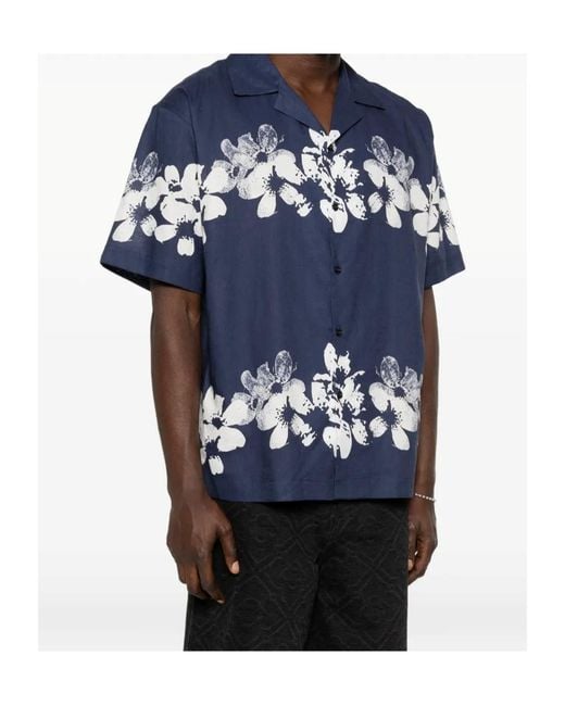 Iceberg Blue Short-Sleeved Shirt for men