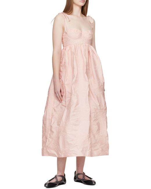 CECILIE BAHNSEN Pink Sleeveless Dress
