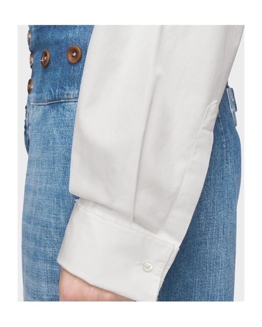 Maison Margiela White Long Sleeved Shirt