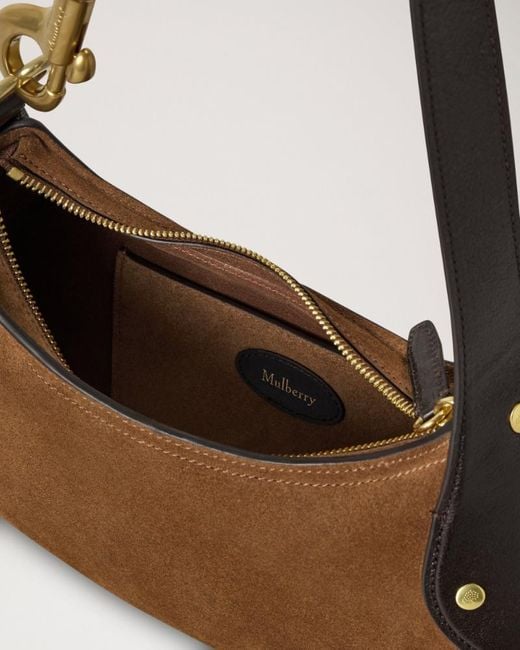 Mulberry Brown Small Hackney Shoulder Bag