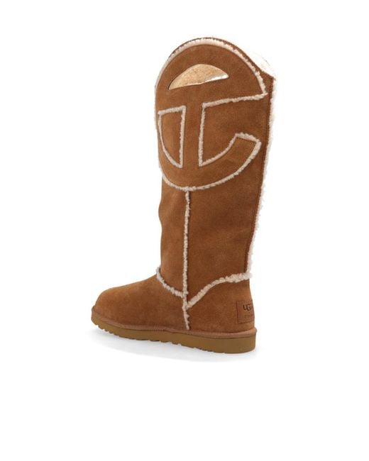 Ugg Brown X Telfar Logo Tall Boots for men