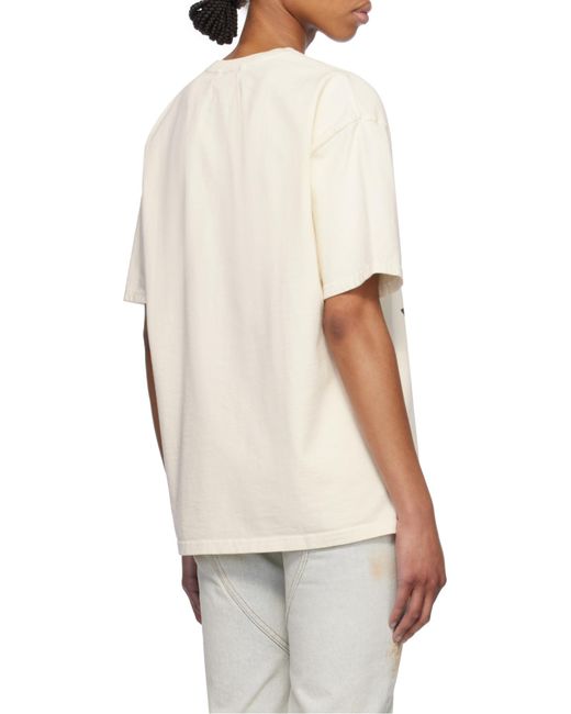 Rhude White French Riviera Graphic T-Shirt for men
