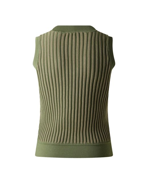 Varley Green Ribbed Tank Top