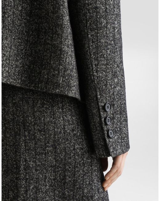 Dolce & Gabbana Black Double-Breasted Jacket