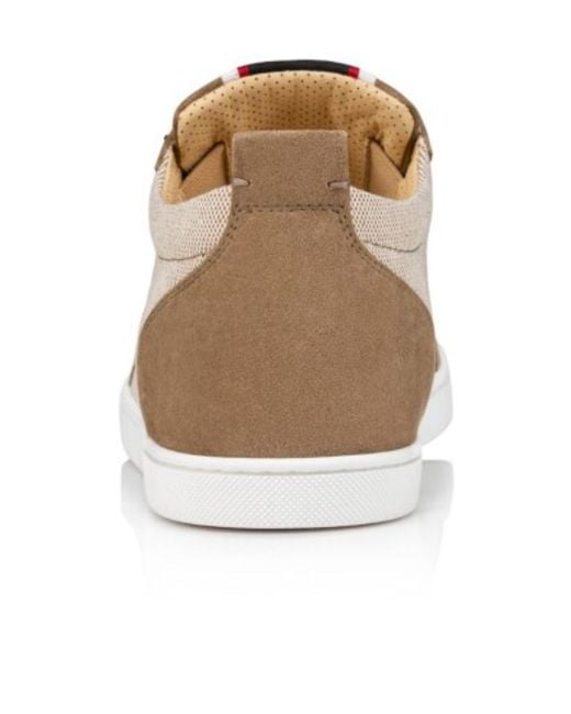 Christian Louboutin Brown Fav Fique A Vontade Low-Top Casual Sneakers for men