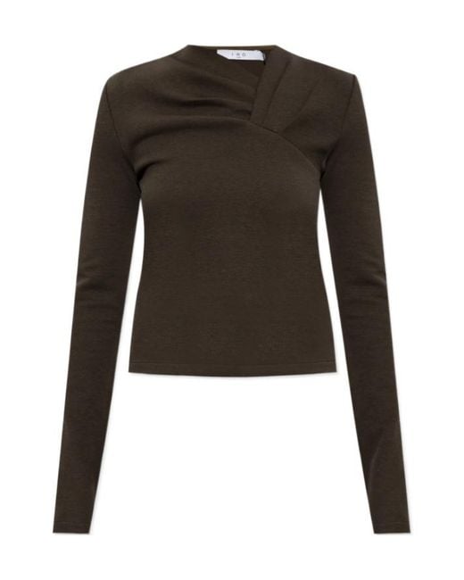 IRO Black Long Sleeve Top