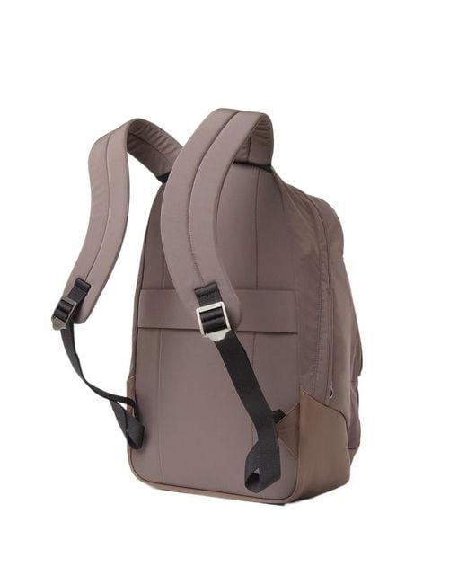 Loro Piana Brown Pioneer Backpack Medium for men