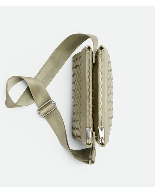 Bottega Veneta Green Intrecciato Duo Bag for men