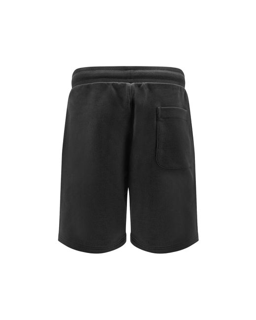 AMI Black Ami De Coeur Drawstring Shorts for men