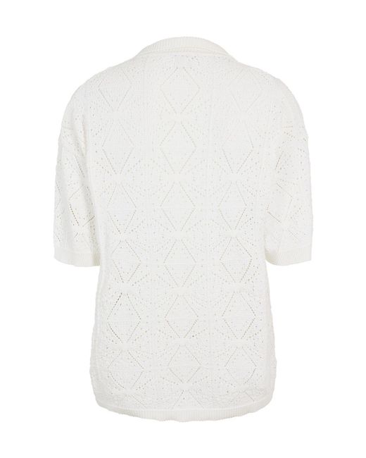 Boss White Sammp Cardigan for men