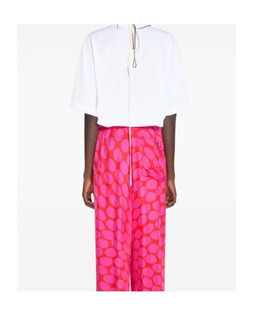 Dries Van Noten White Crew Neck T-Shirt