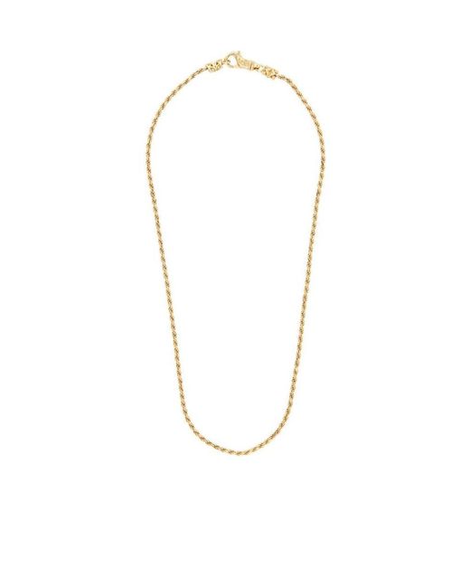 Emanuele Bicocchi White Exclusive Birdcage Knot Necklace for men