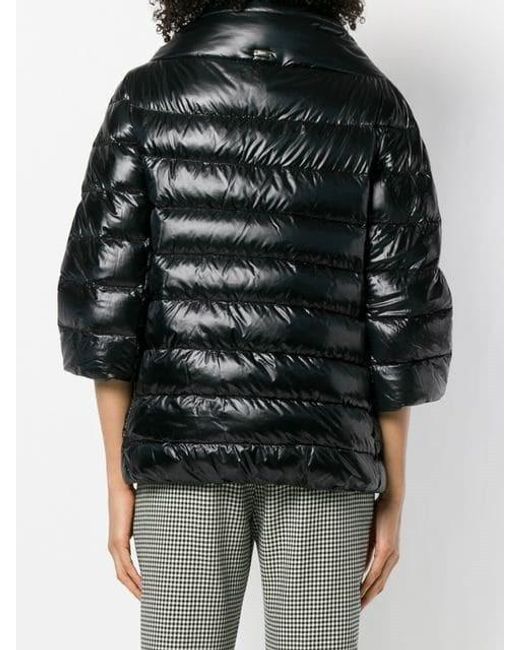 Herno Black Aminta Short Down Jacket