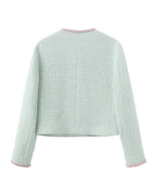 Marissa Chiara Blue Long-Sleeved Jacket