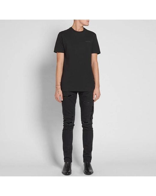 Neil Barrett Black Logo Details T-Shirt for men