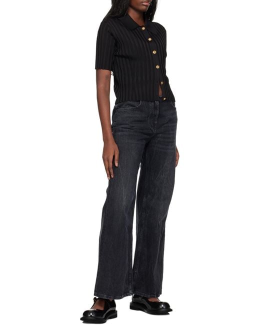 Moschino Black Olivia Loafers