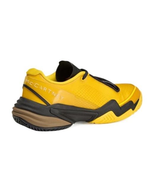Adidas By Stella McCartney Yellow Barricade Low-Top Sneakers