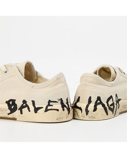 Balenciaga Natural Low-Top Sneakers