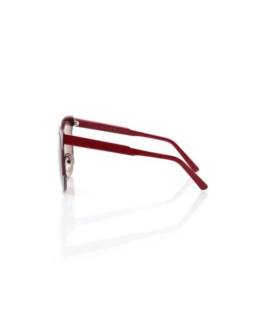 Marni Brown Logo Sunglasses