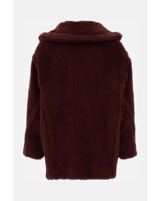 Max Mara Red Olga Double-Breasted Coat