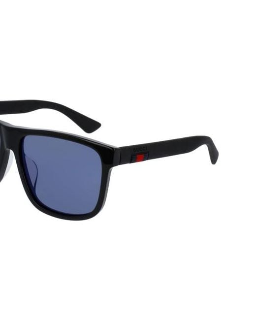 Gucci Blue Logo Details Sunglasses