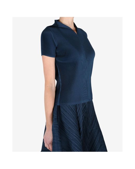 Pleats Please Issey Miyake Blue Mist April