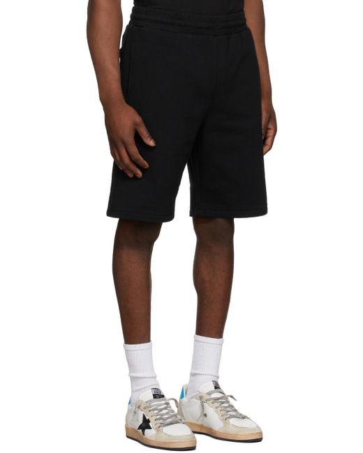 Golden Goose Deluxe Brand Black Diego Knee-Length Shorts for men