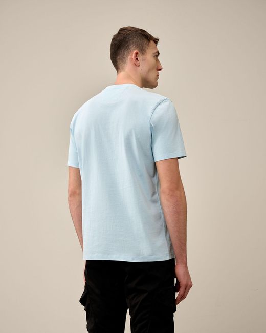 C P Company White Short-Sleeved T-Shirt for men