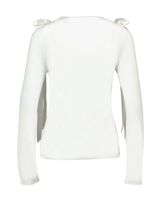 Simone Rocha White Long Sleeve T-Shirt