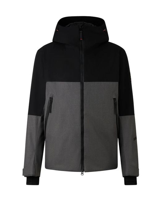 Bogner Black Hooded Jacket for men