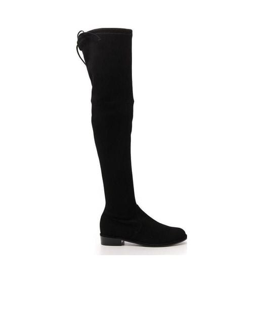 Stuart Weitzman Black Lowland Boots