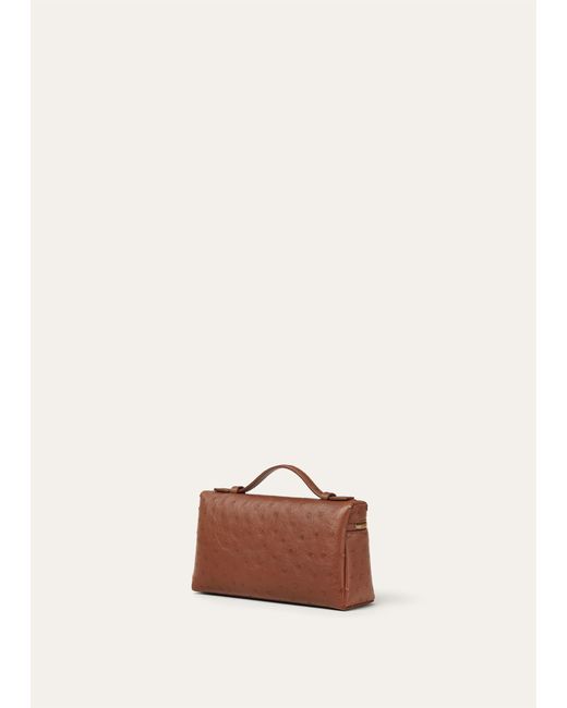 Loro Piana Brown Extra Pocket L19 Shoulder Bag