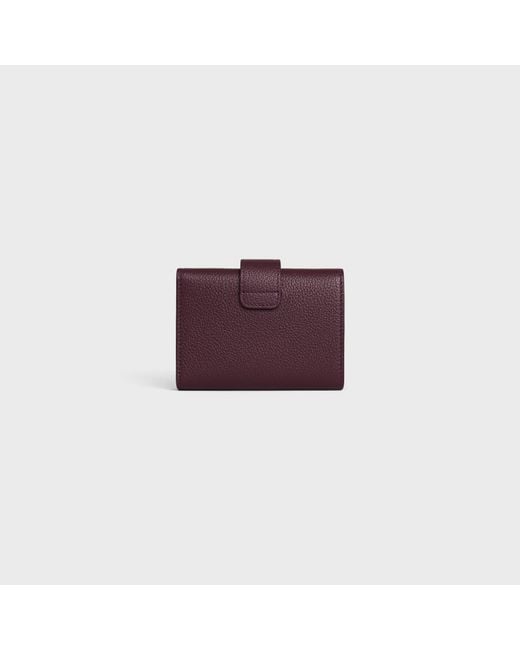 Céline Purple Fine Strap Wallet Nino