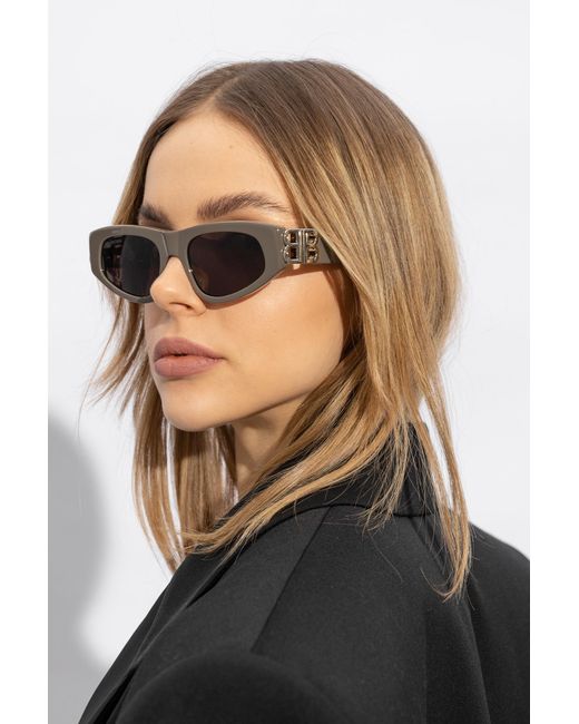 Balenciaga Pink Eyewear Dynasty D-Frame Sunglasses