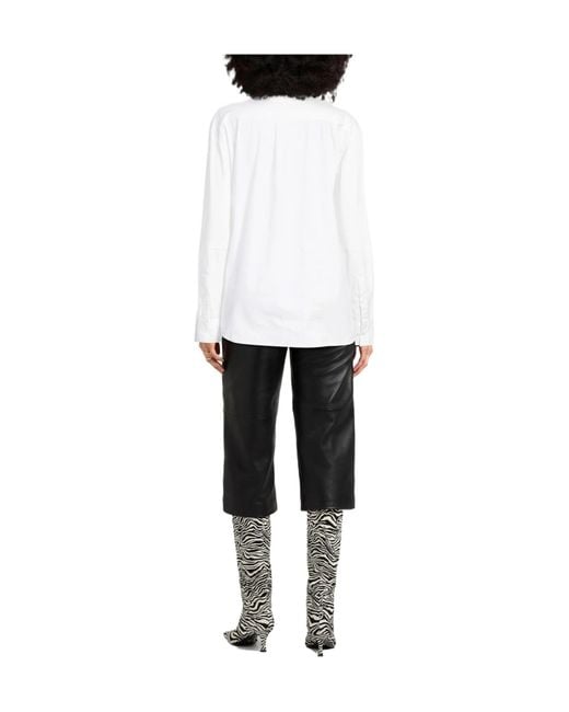 Marni White Solid Color T-Shirt