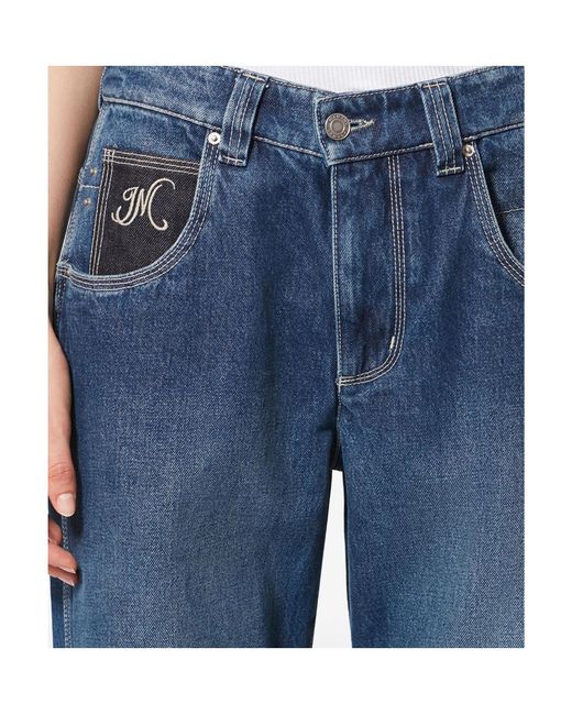Isabel Marant Blue Jeyda Straight Leg Jeans