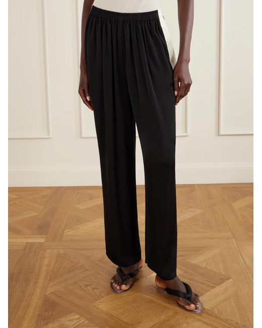 Alaïa Black Alaïa Straight Cady Pants
