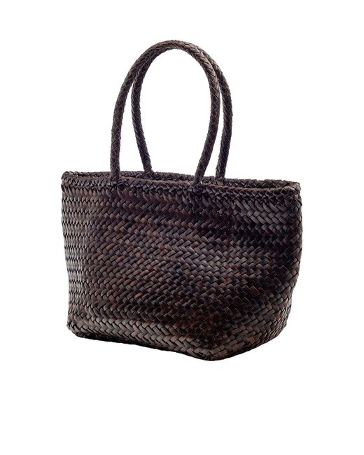 Dragon Diffusion Black Grace Small Basket Bag