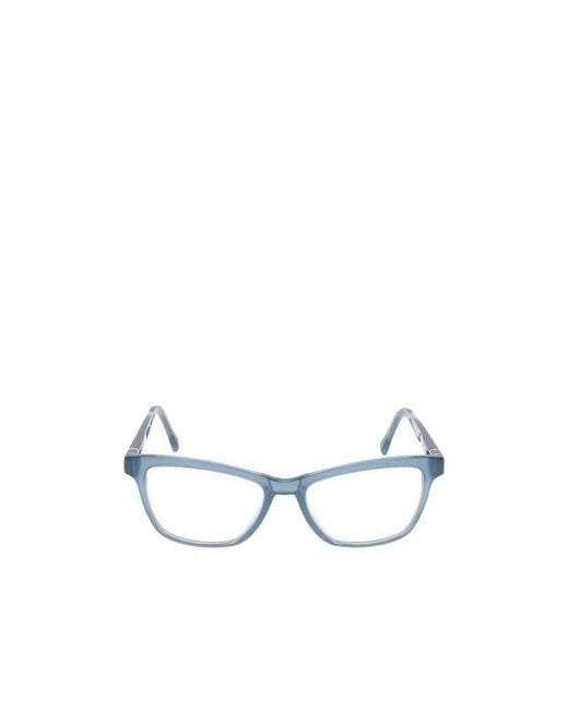 Mykita White Daisy Square Frame Glasses