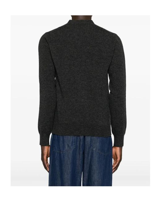 Comme des Garçons Black Heart-Patch Wool Cardigan for men
