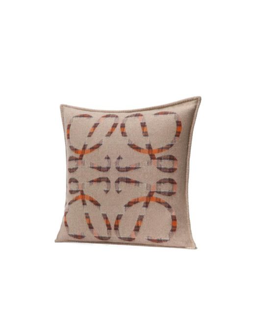 Loewe Brown Anagram Cushion