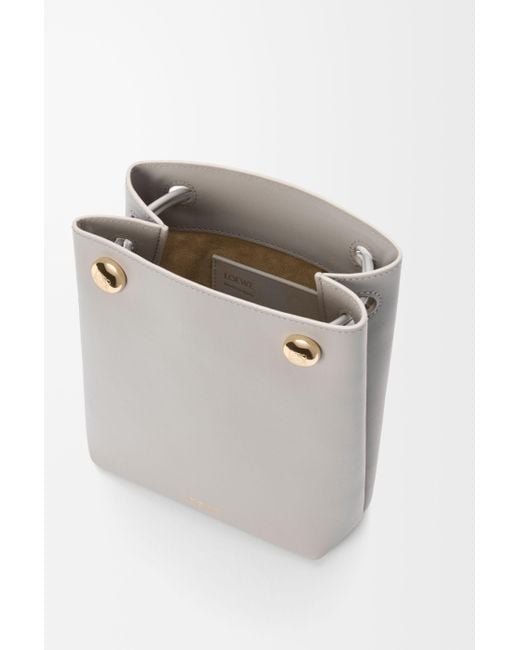 Loewe Gray Logo Shoulder Bag
