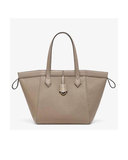 Fendi Natural Origami Medium Tote Bag