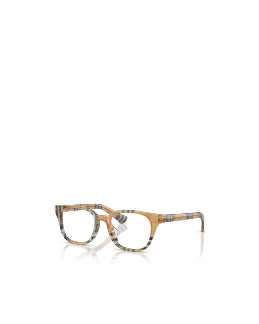 Burberry Metallic Eyewear Square Frame Glasses